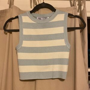 Zara cropped sweater tank brand new